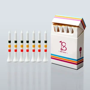 Golf Tee Holder Cigarette Box Degradable Wood Bamboo Golf Tees