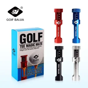 Golf Tee Partner Adjusting the Golf Tee to the Right Height Can Make the Ball Fly Further