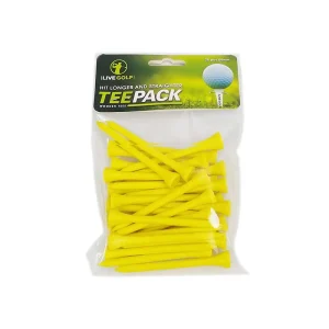 Golf Tee Plastic paper clear Pack Golf Tees