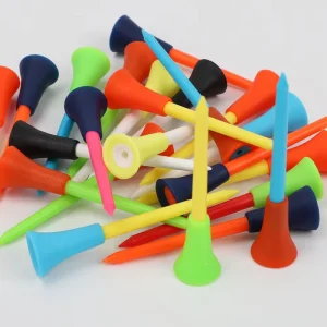 Golf Tees Bamboo Unbreakable Custom Golf Accessories Plastic Tees