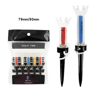 Golf Tees Magnetic for Driver 79mm/90mm Golf Ball Holder Plastic Tee Set Golf Accessories Training Aids