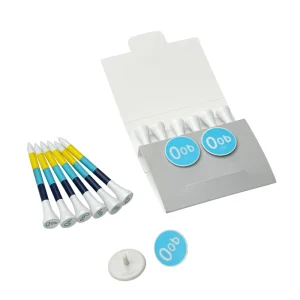 Golf Tees Set Custom Logo Gift Kit Golf Markers Golf Tees