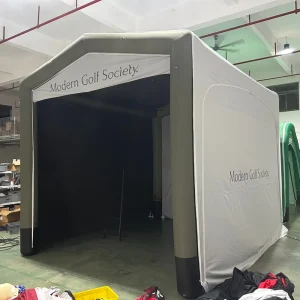 Golf Tent Outdoor Training Golf Simulator Enclosure Inflatable Tent Simulator Inflatable Golf Tent Simulator