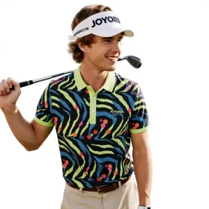 Golf Tournament Apparel Jersey for Mens T Shirt Digital Printed Quick Dry Short Sleeve Custom Shirts Collar Shirt Men