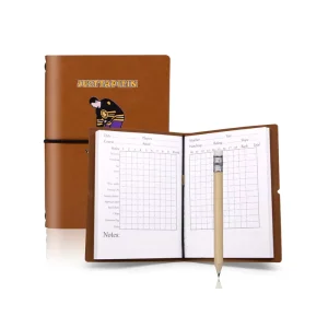 Golf Training Accessories Score Card Organizer Golf Scorecard Books Holder