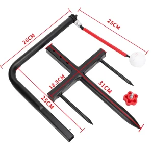 Golf Training Aids Durable Metal Practice Golf Swing Trainer Golf Practice Equipment