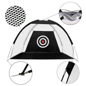 Golf Training Aids Practical Chipping Net with Target Convenient Carry Bag