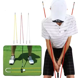 Golf Training Aids Trainer Tour Sticks Color Logo Customized Golf Swing Trainer Golf Alignment Stick Sports Supporting