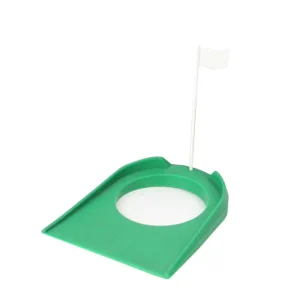 Golf Training Experience with Plastic Putter Plate Training Aids