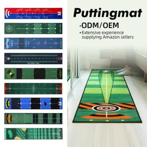 Golf Training Mat Custom Putting Hitting Mat for Indoor Practice Swing Aid Mini Golf Carpet