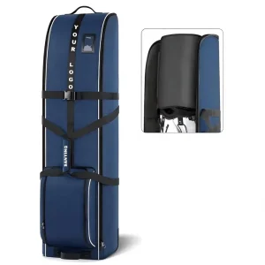 Golf Travel Bag 1680D Padded Protection Golf Club Case Custom Logo OEM Airline Approved Bulk Order Professional Golf Flight Bag