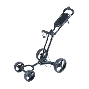 Golf Trolley Four Wheel Custom Easy Folding Golf Cart With Aluminum Frame