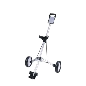 Golf Trolley RTS Outdoor Foldable 2 Wheel Golf Push Cart Trolley