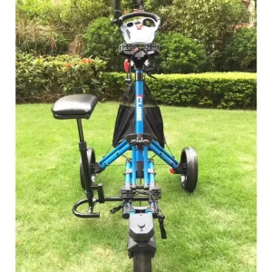 Golf Trolley Three Wheel Trolleys Push Golf Trolley With Seat