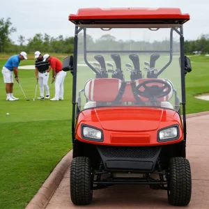 Golf Trolleys Electric Golf Trolley High Torque Lithium for Golf Course Daily Patrol and Golfer Gear Transport Use
