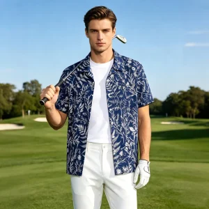Golf Wear Manufacturer Golf Shirt Performance Polo Custom Design OEM ODM Service Digital Printed Breathable Quick Dry Unisex