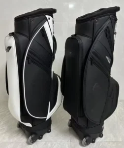 Golf Wheeled Travel Bag Large Capacity Waterproof Golf Pull Cart Bag for Men & Women Portable Trolley Golf Bag