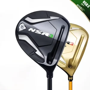 Golf Wood Club Men Titanium Driver Right Handed Rubber Grip #1 #3 #5 Fairway Wood Adjustable Loft Carbon Shaft R Flex OEM