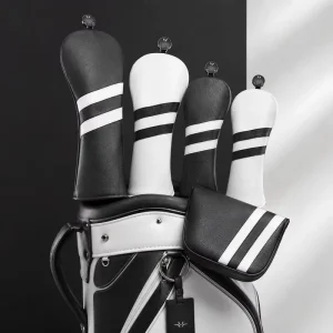 Golf Wood and Driver Head Cover with Plush Fabric