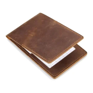 Golf Yardage Book Cover Custom Genuine Leather Golf Scorecard Holder