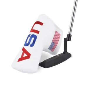 Good Quality Blade Putter Headcover Strong Magnetic Closure PU Leather Cover