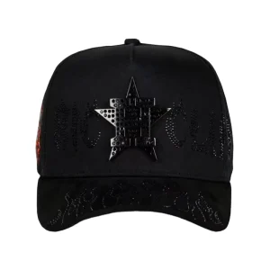 Gorra Rico Hats El Mago 5 Panel Satin Lining Black Personalized Baseball Caps Barbas Hats with Embroidery Logo