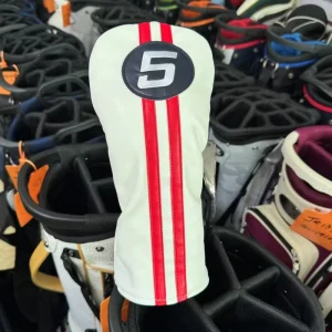 Gostar M-1805 Soft PU Leather Custom Golf Head Covers with Elastic-Band Closure and Solid Colors for Fairway Wood Clubs