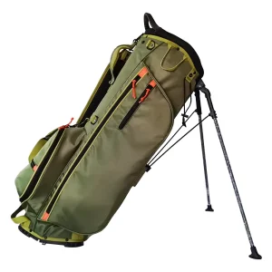 Green Nylon Durable Golf Club Bags Six Dividers Frame Golf Stand Bag with Competitive Price