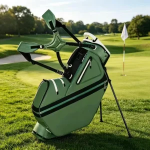 Green Waterproof Golf Stand Bag