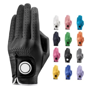 Grip Enhancing Sweat Resistant Long Lasting Comfortable Hand Wear Golf Glove for Men and Women Golfers Outdoor Golf Training