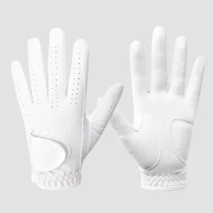 HBG 2133 Left Right Hand Soft Breathable Sheepskin Golf Gloves Customized High Quality Anti Slip Features Made Cabretta Leather