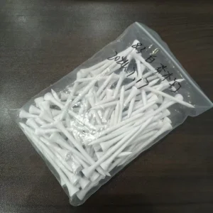 HOFA 54 mm White Wood Golf Tees with Custom Logo & Multi-Color Print MOQ 10000