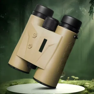 HSGD 10X42 HD 2400M Laser Rangefinder Binoculars IP65 Waterproof Outdoor Hunting Golf Distance Measurement Telescope