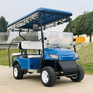 Half Windshield Sport 4 Seat Electric Golf Cart for Sport Look