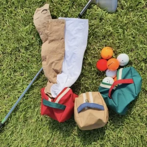 Handheld Golf Club Bag with Waterproof Feature for Sports Storage