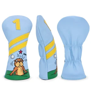 Head Cover Driver Animal Golf Club Cover PU Leather Golf Club Headcovers Fairway Wood Hybrid UT