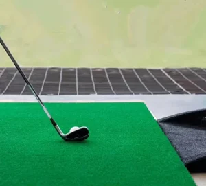 Heavy Duty 1500x1500mm 27kg Driving Range Golf Practice Mat for Indoor Golf Simulator Hitting Mat BLG Model 105NB