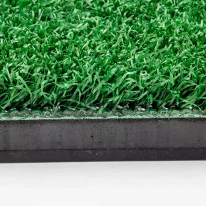 Heavy Duty Rubber Base Golf Nylon Turf Mat Driving Range Golf Hitting Mats 1500x1500mm 30mm Thick