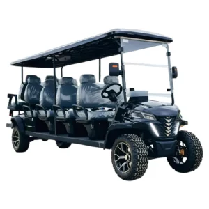 Heavy Duty Street Legal 72V 10 Seater Electric Golf Cart with Off Road Tires for Golf Clubs Resorts