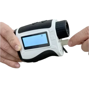 High Accuracy Golf with 7X Magnification Flag Lock Vibration Angle Slope Mode Hunting and Survey Use Rangefinder