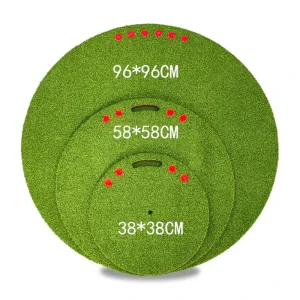 High Density Turf Golf Hitting Mat Mini Portable Golf Chipping Training Mat Golf Training Equipment Golf Training Aids
