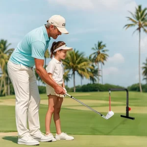 High Efficiency Portable Golf Swing Hitting Trainer for Indoor Outdoor Practice Custom Logo Golf Training Aids