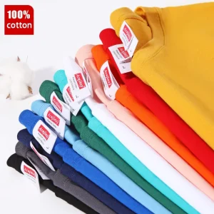High Elasticity Custom Silk Screen Logo O-Neck T-Shirt 100% Washed Cotton Blank Men’s T Shirt Plain Casual Men’s T-shirts