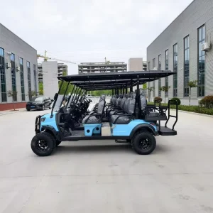 High End Chinese Golf Carts Cruise 6 Seater Golf Cart Heavy Load Golf Cart Battery for Private Club and Luxury Estate Reception
