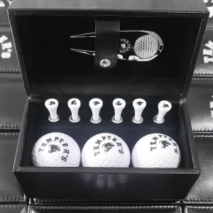 High End Golf Gift Box Complete Golf Ball Tee Divot Tools Kit for Golf Tournament Souvenir