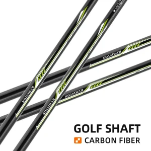 High Launch Golf Irons for Beginners Premium Carbon Fiber Shaft Complete Set Right Flex Carbon Steel Grip Unisex