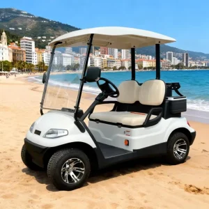 High Performance 4WD Electric Golf Cart with Fast Acceleration Long Range Lithium Battery 4+2 Seater 5 6 Seats 50MPH Max Speed