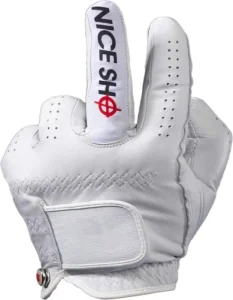 High Performance Breathable Flexible White Leather Men’s Golf Glove