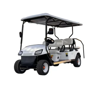 High Performance Comfort 300CC 4 Stroke 6 Seater Gasoline Golf Cart Rear Wheel Drive 13KW Power 30 50Km h for Resort Golf Course