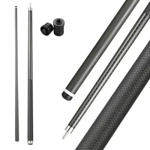High Performance Versatile 12.5mm Uni-lock 58″ Carbon Fiber Pool Cue Stick Fits All Play Styles Billiard Club Training